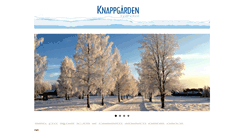 Desktop Screenshot of knappgarden.se